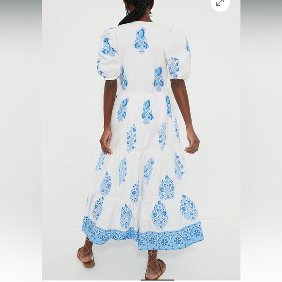 OLIPHANT

Laguna Blue Puff Sleeve Maxi Dress - Picture 4 of 11